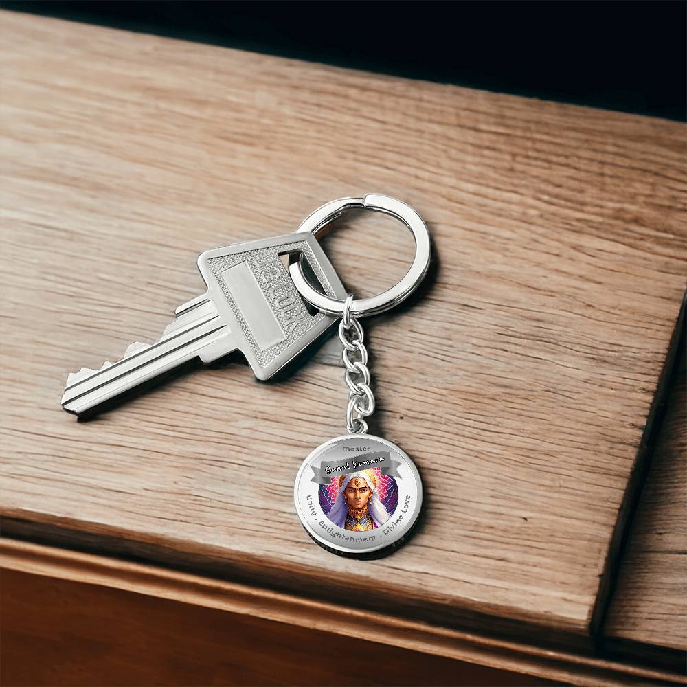 Sanat Kumara - Affirmation Keychain For Unity, Enlightenment & Divine Love - More Than CharmsMore Than Charms