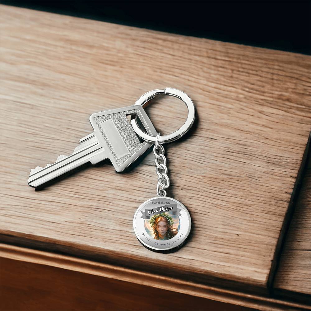 Cliodhna - Affirmation Keychain For.Beauty Connection Love - More Than CharmsMore Than Charms