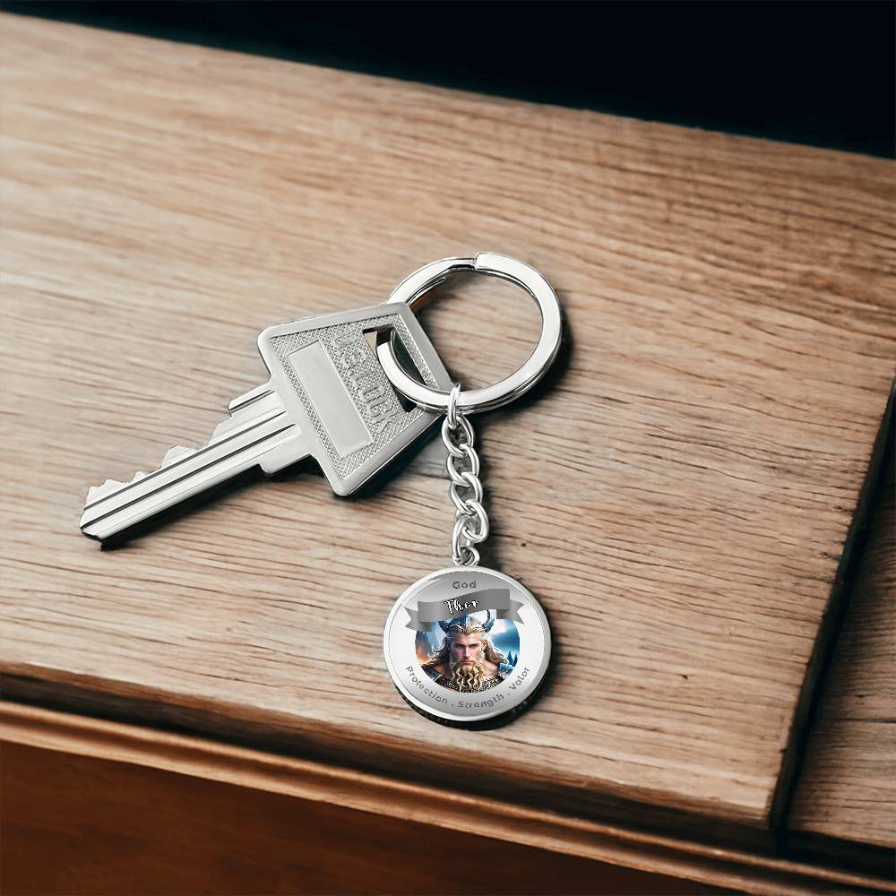 Thor - Affirmation Keychain For ProtectionStrength Valor- More Than CharmsMore Than Charms