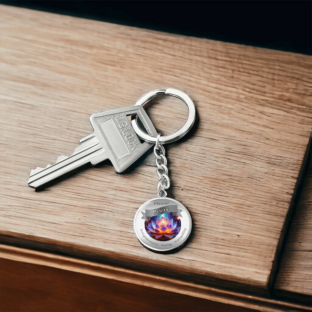 Water Lily- Affirmation Keychain- More Than CharmsMore Than Charms