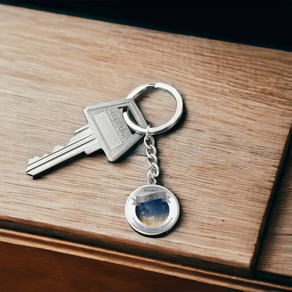 Golden Spiral - Affirmation Keychain - More Than CharmsMore Than Charms