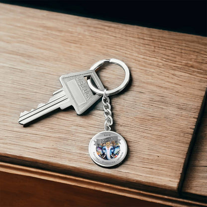 Lord Ganesh - Affirmation Keychain For Courage Prosperity Wisdom- More Than CharmsMore Than Charms