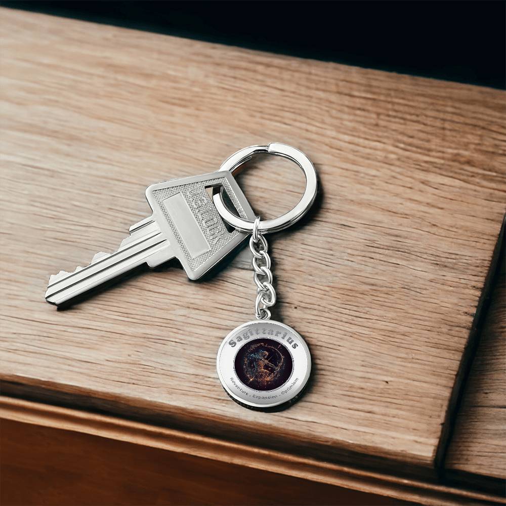 Sagittarius - Affirmation Keychain - More Than CharmsMore Than Charms