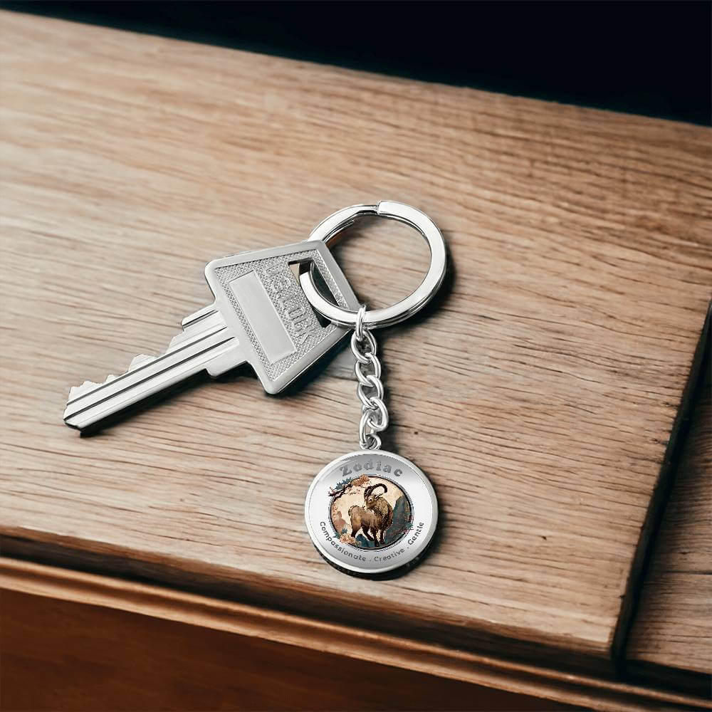 Goat - Chinese Zodiac - Affirmation Keychain - More Than CharmsMore Than Charms