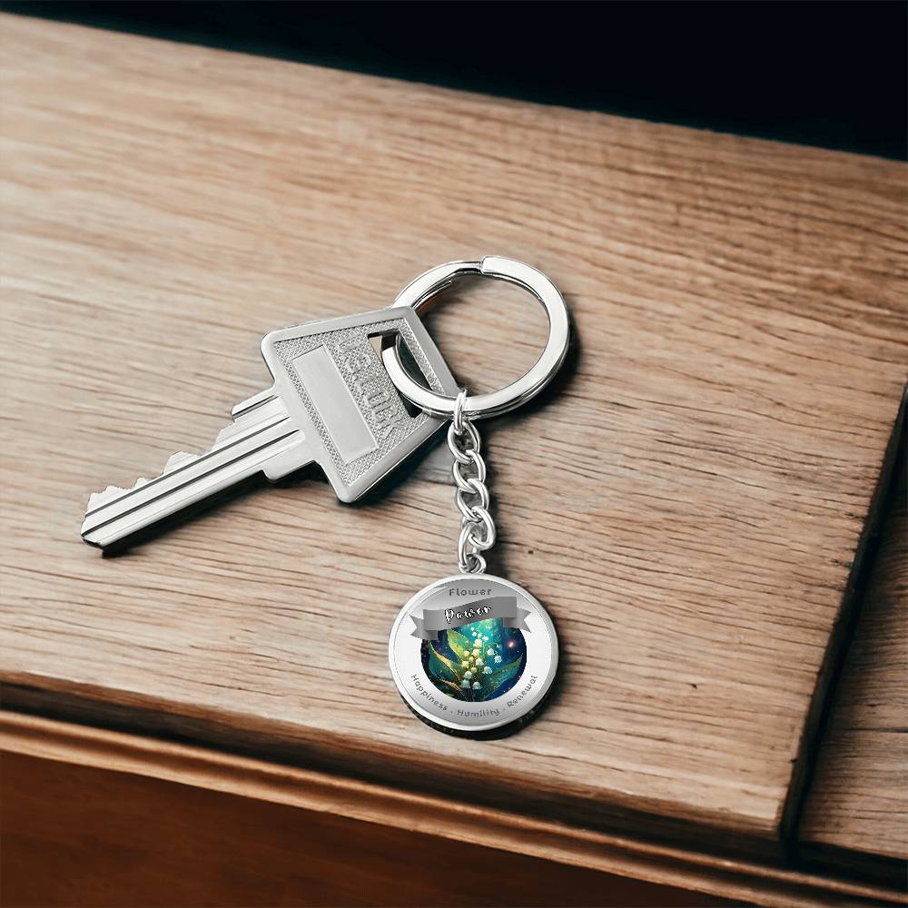 Lily of the Valley - Affirmation Keychain - More Than CharmsMore Than Charms
