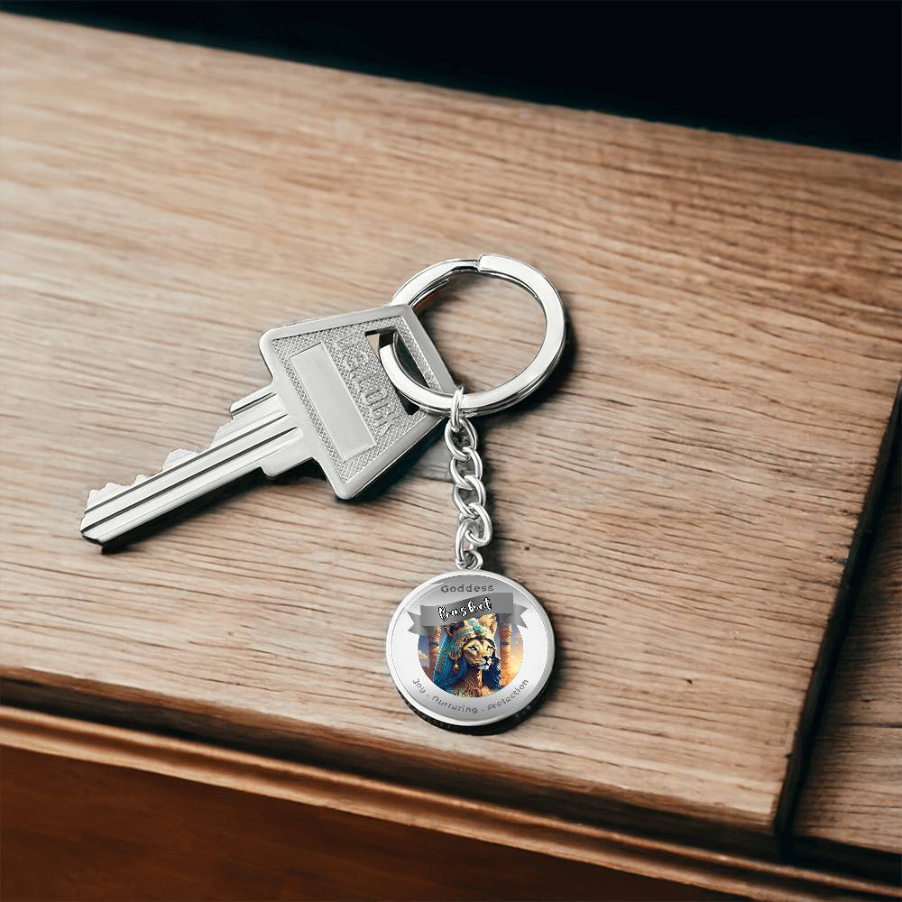 Basket - Affirmation Keychain For Joy Nurturing Protection- More Than CharmsMore Than Charms