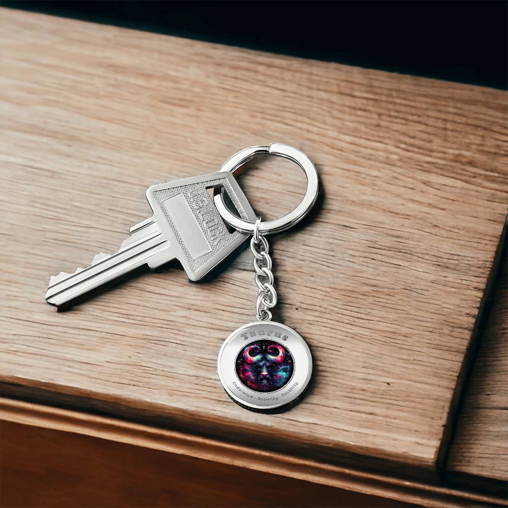 Taurus - Affirmation Keychain - More Than CharmsMore Than Charms