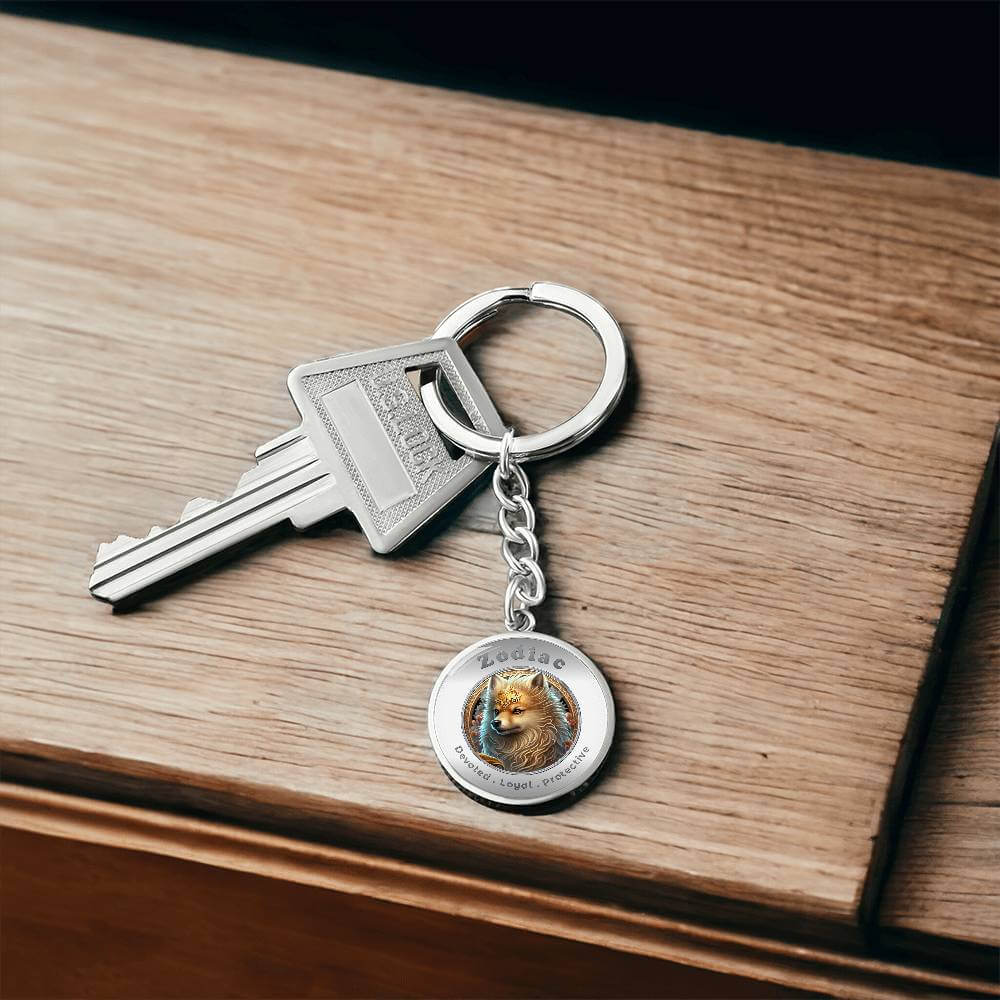 Dog - Chinese Zodiac - Affirmation Keychain - More Than CharmsMore Than Charms