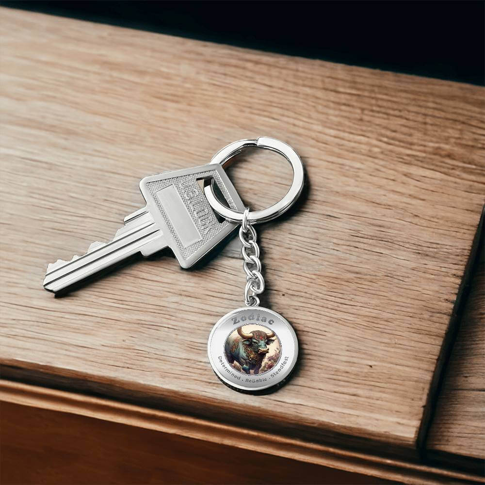 Ox - Chinese Zodiac - Affirmation Keychain - More Than CharmsMore Than Charms