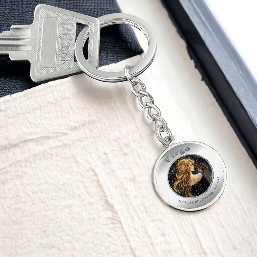 Virgo - Affirmation Keychain - More Than CharmsMore Than Charms