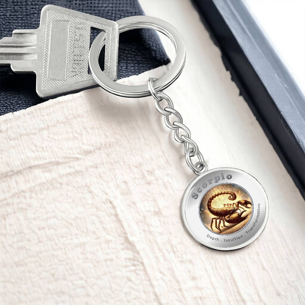 Scorpio - Affirmation Keychain - More Than CharmsMore Than Charms