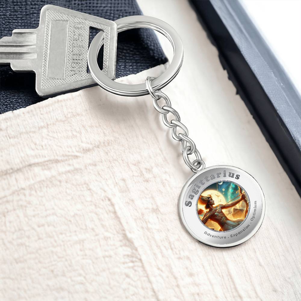 Sagittarius - Affirmation Keychain - More Than CharmsMore Than Charms