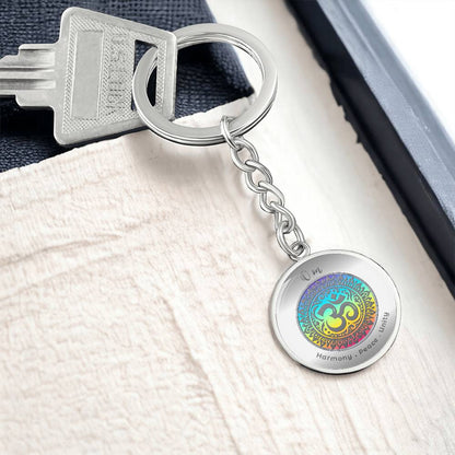 Om - Affirmation Keychain - More Than CharmsMore Than Charms