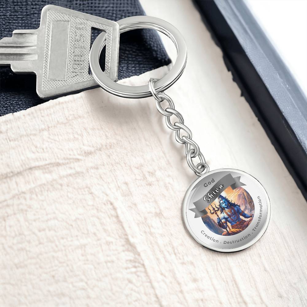 Shiva - Affirmation Keychain For Creation Destruction Transformation- More Than CharmsMore Than Charms