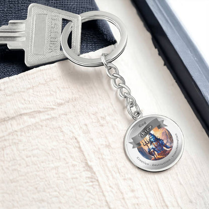 Shiva - Affirmation Keychain For Creation Destruction Transformation- More Than CharmsMore Than Charms