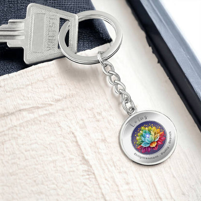 Lotus - Affirmation Keychain - More Than CharmsMore Than Charms