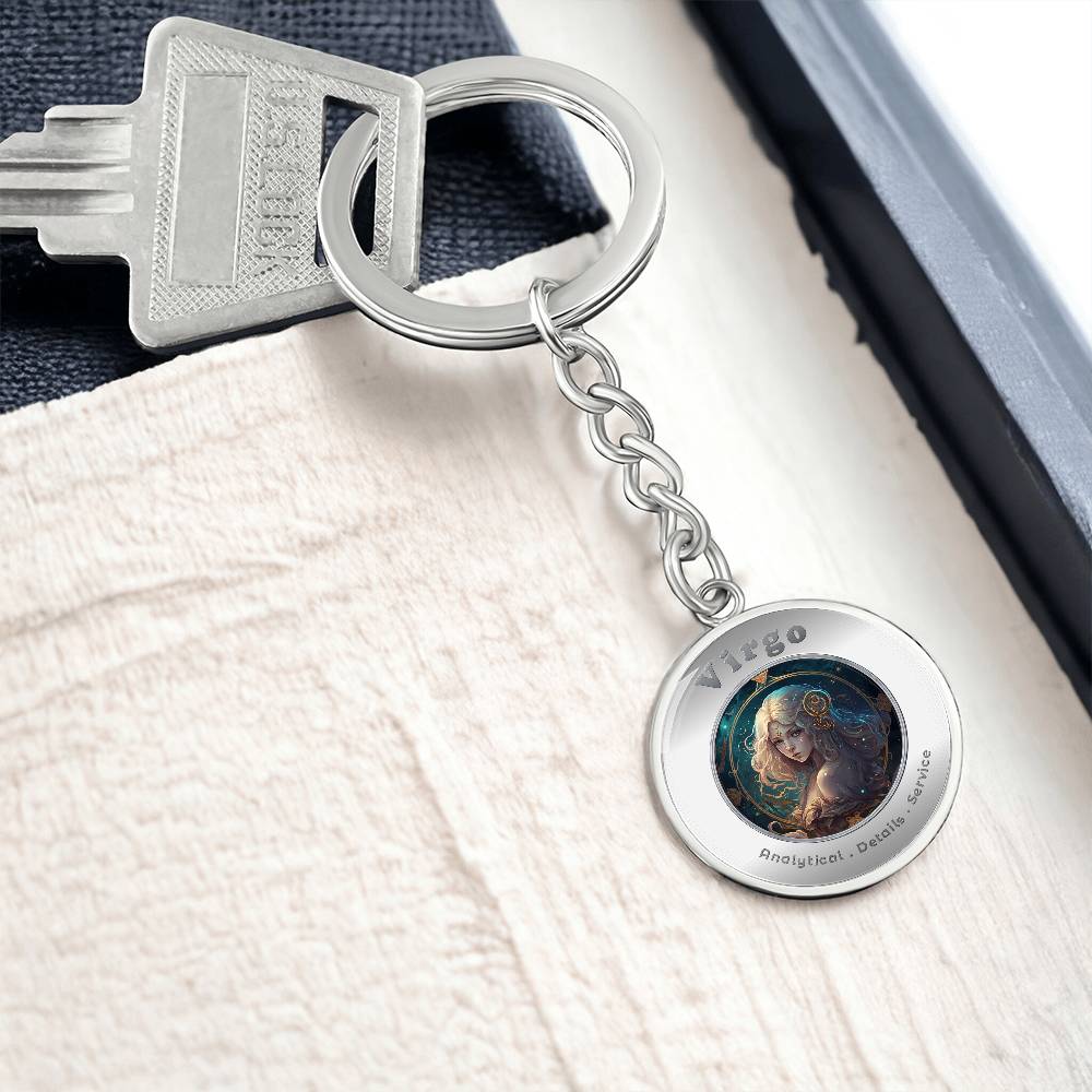 Virgo- Affirmation Keychain - More Than CharmsMore Than Charms