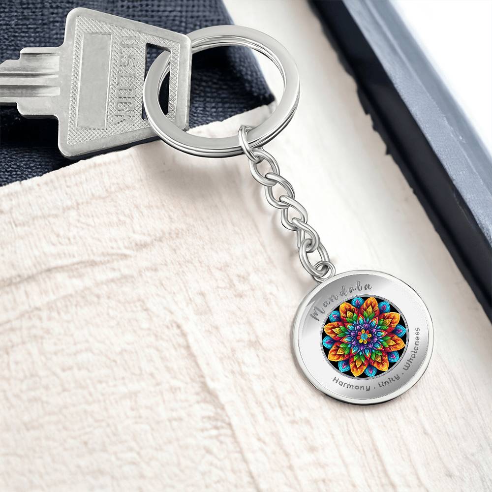 Mandala - Affirmation Keychain - More Than CharmsMore Than Charms