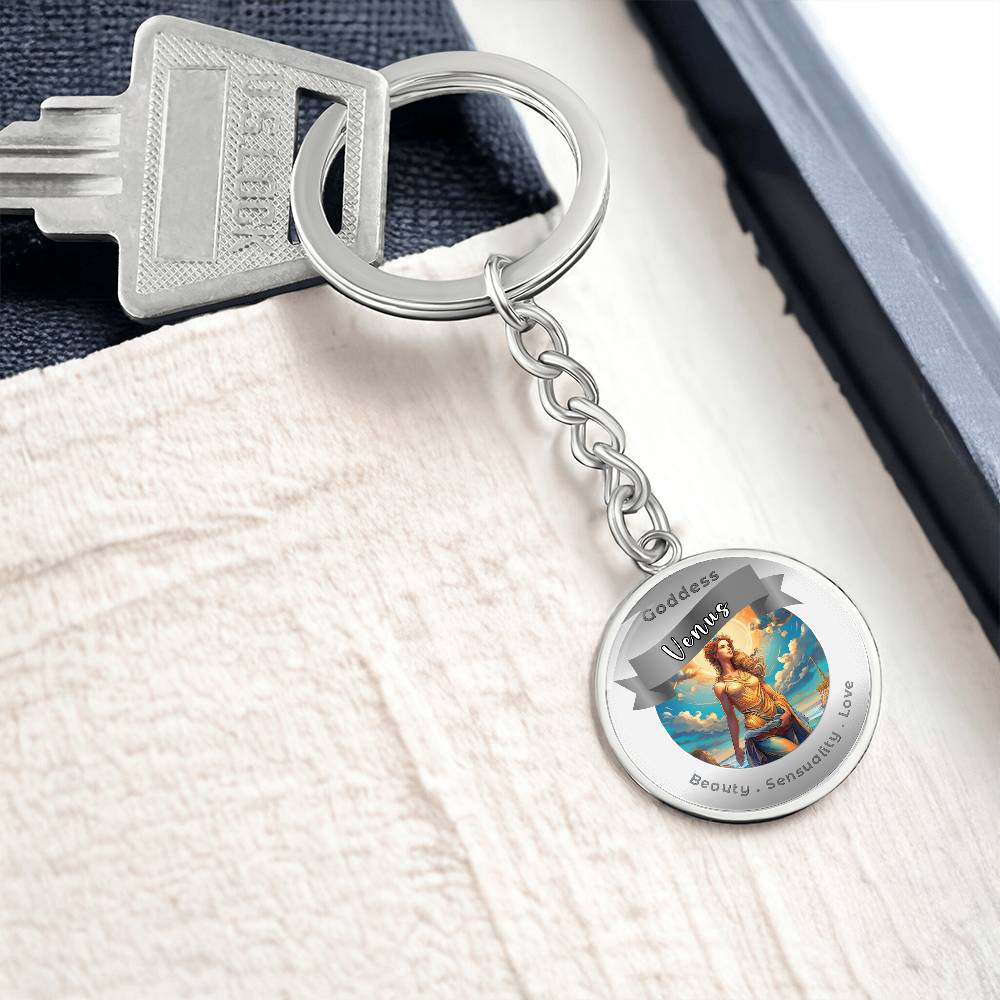 Venus - Affirmation Keychain For Beauty Sensuality Love- More Than CharmsMore Than Charms