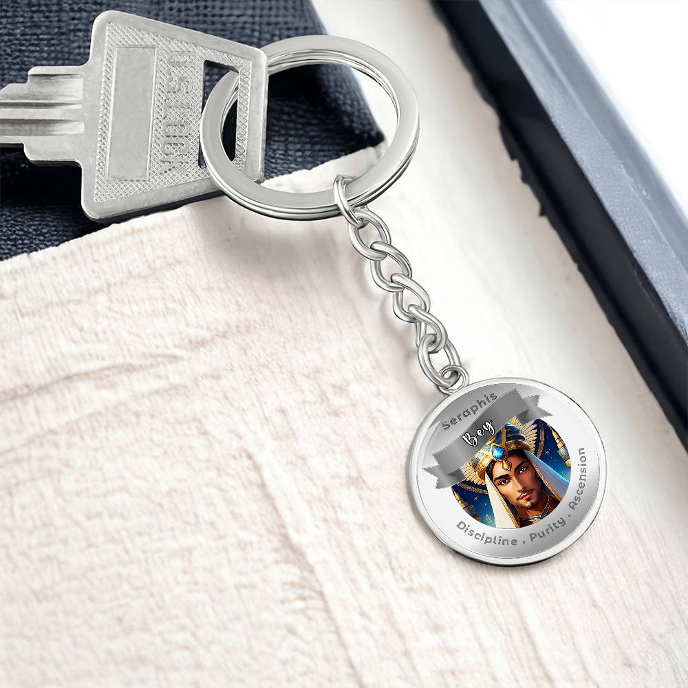 Seraphis Bay - Affirmation Keychain For Discipline, Purity & Ascension - More Than CharmsMore Than Charms