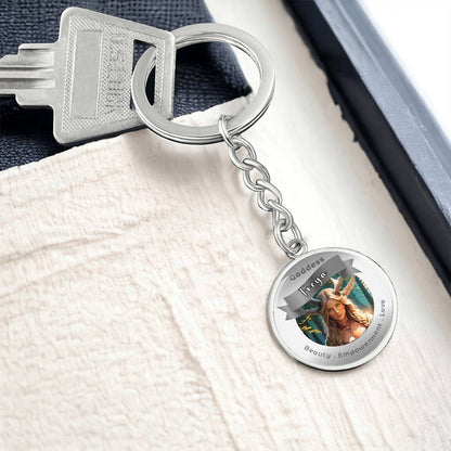 Freya - Affirmation Keychain For Beauty Empowerment Love - More Than CharmsMore Than Charms