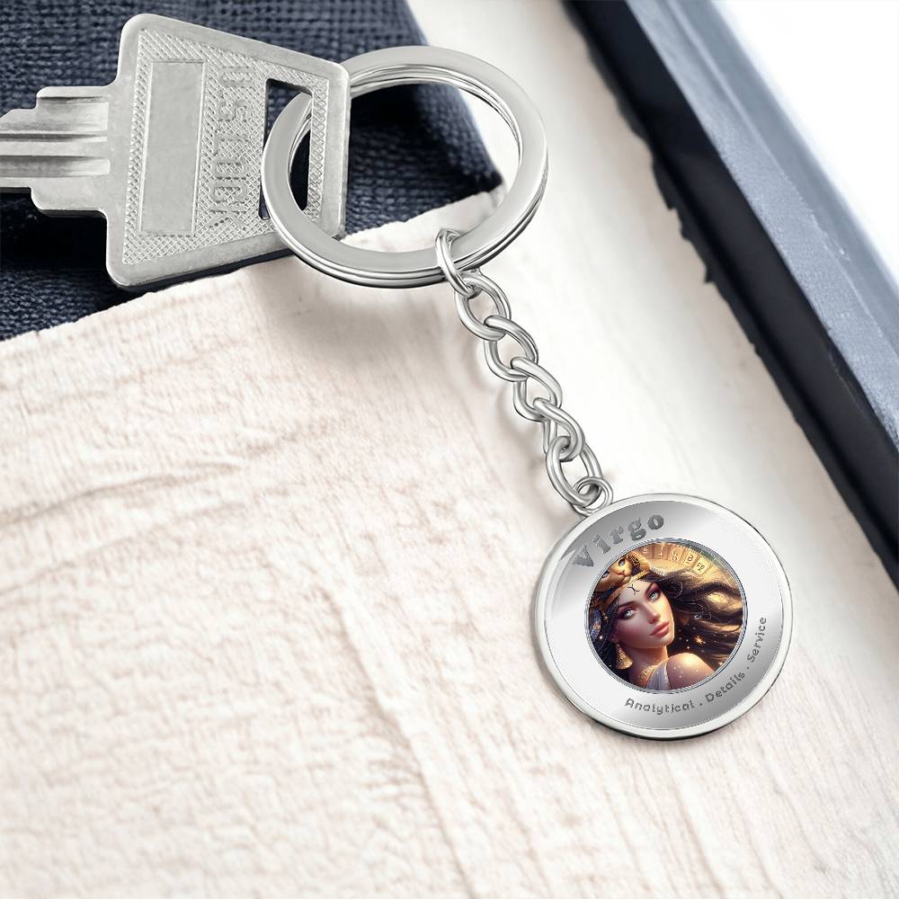 Virgo - Affirmation Keychain - More Than CharmsMore Than Charms