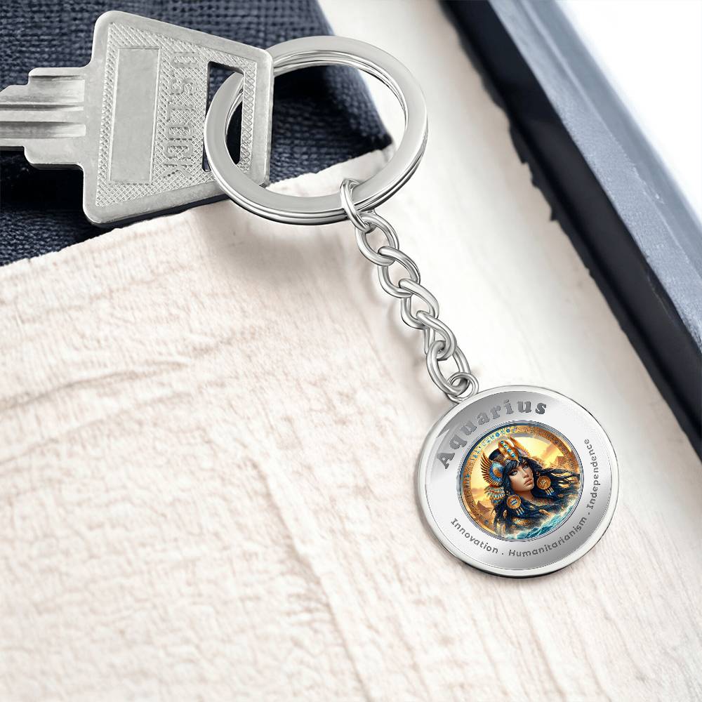 Aquarius - Affirmation Keychain - More Than CharmsMore Than Charms
