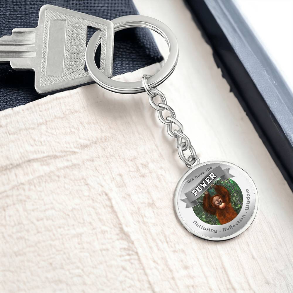 Orangutan - Power Animal Affirmation Keychain - More Than CharmsMore Than Charms
