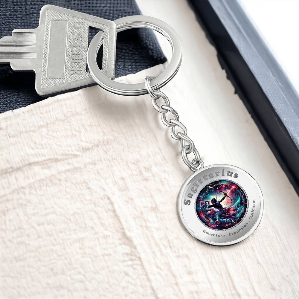 Sagittarius - Affirmation Keychain - More Than CharmsMore Than Charms