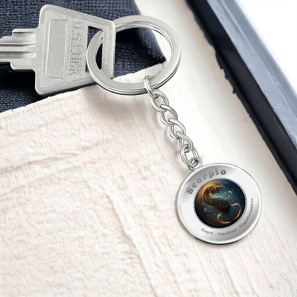 Scorpio - Affirmation Keychain - More Than CharmsMore Than Charms