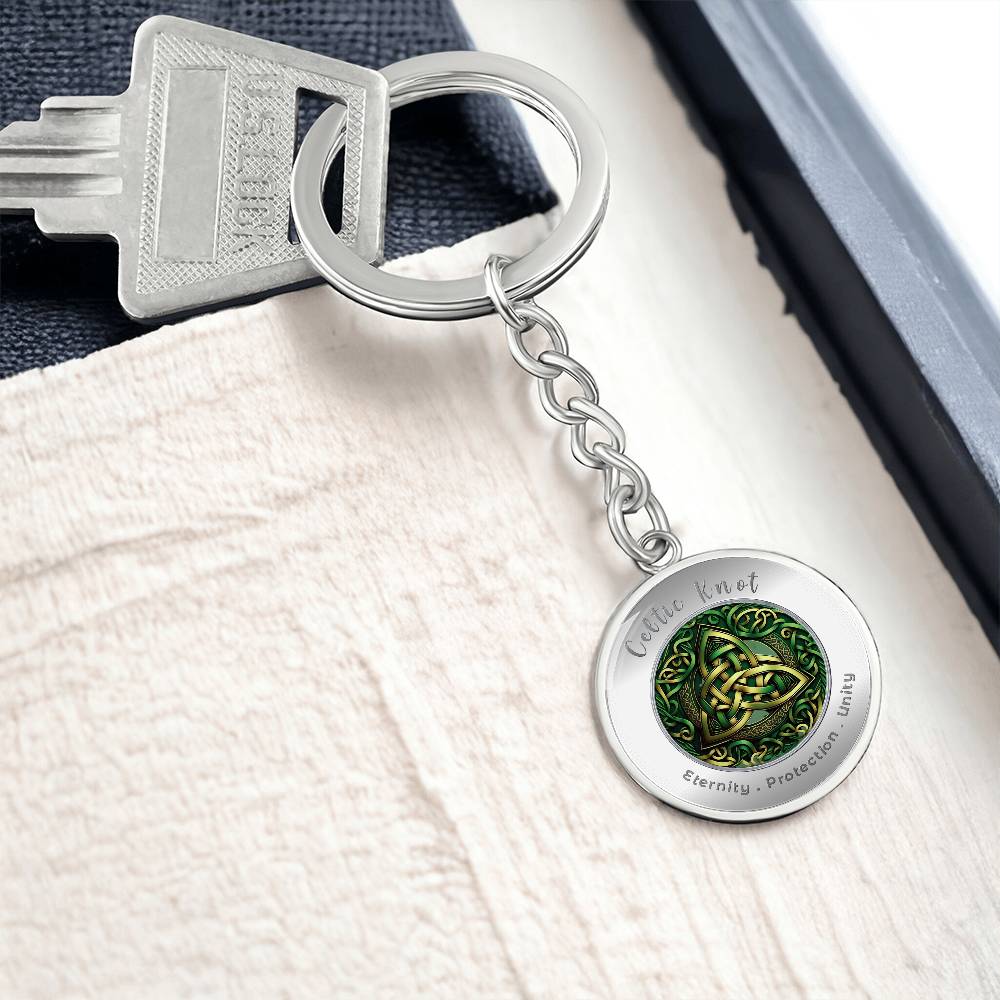 Celtic Knot - Affirmation Keychain - More Than CharmsMore Than Charms