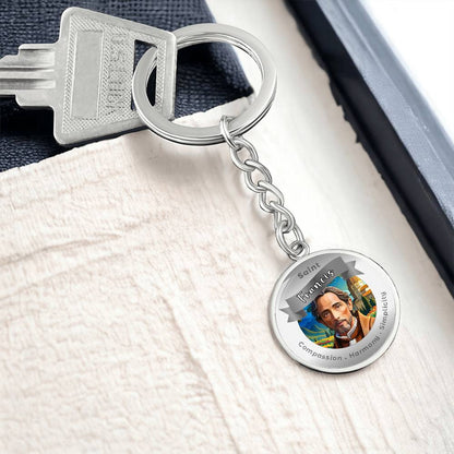 Saint Francisis - Affirmation Keychain - More Than CharmsMore Than Charms