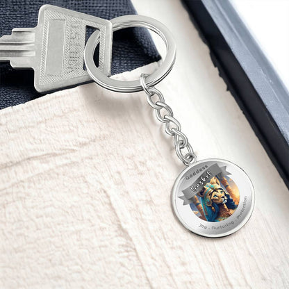 Basket - Affirmation Keychain For Joy Nurturing Protection- More Than CharmsMore Than Charms