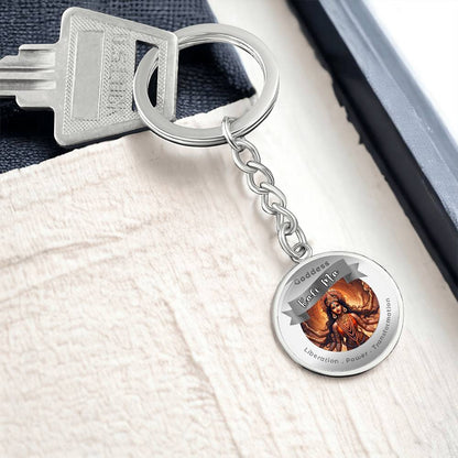 Goddess Kali - Affirmation Keychain For Liberation Power Transformation- More Than CharmsMore Than Charms