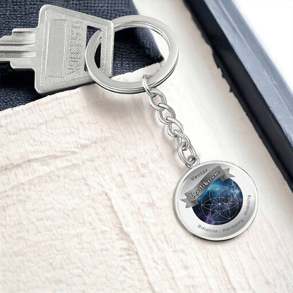 Vector Equilibrium - Affirmation Keychain - More Than CharmsMore Than Charms