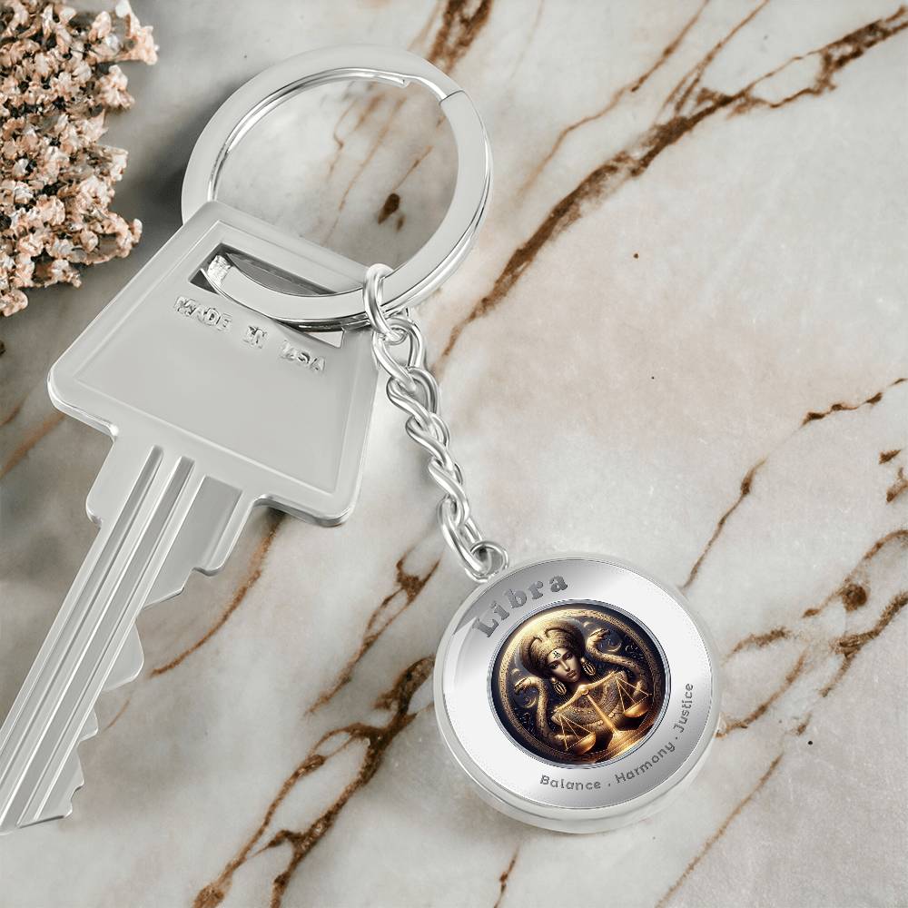 Libra - Affirmation Keychain - More Than CharmsMore Than Charms