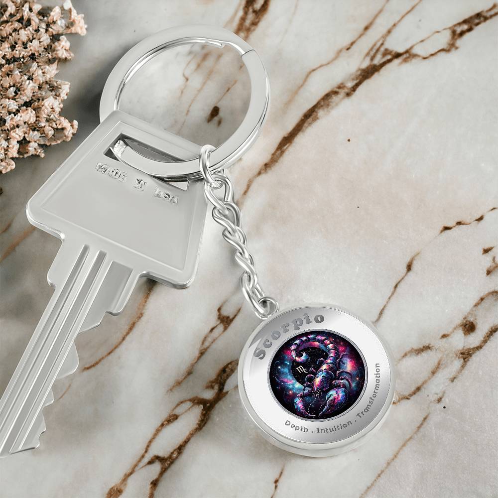 Scorpio- Affirmation Keychain - More Than CharmsMore Than Charms