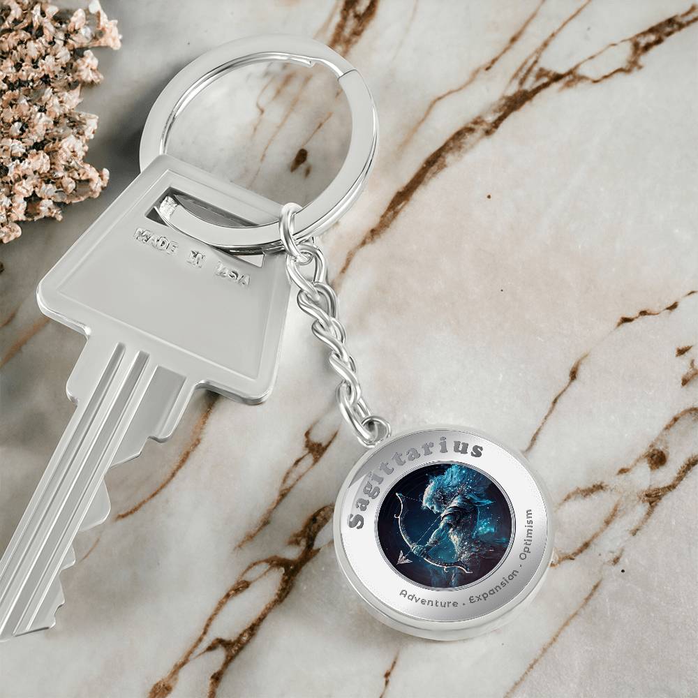 Sagittarius - Affirmation Keychain - More Than CharmsMore Than Charms