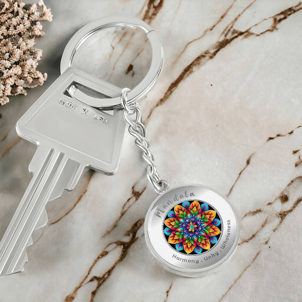 Mandala - Affirmation Keychain - More Than CharmsMore Than Charms