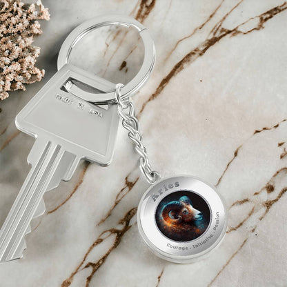Aries - Affirmation Keychain - More Than CharmsMore Than Charms