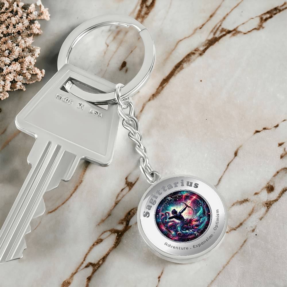 Sagittarius - Affirmation Keychain - More Than CharmsMore Than Charms