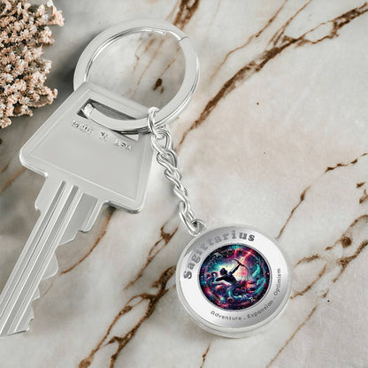 Sagittarius - Affirmation Keychain - More Than CharmsMore Than Charms