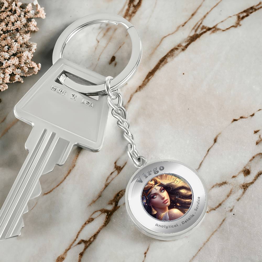 Virgo - Affirmation Keychain - More Than CharmsMore Than Charms