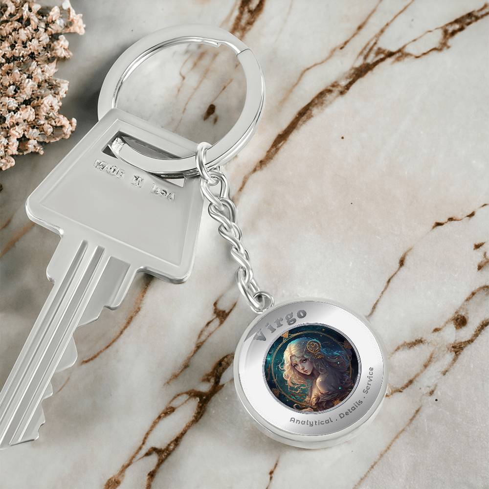Virgo- Affirmation Keychain - More Than CharmsMore Than Charms