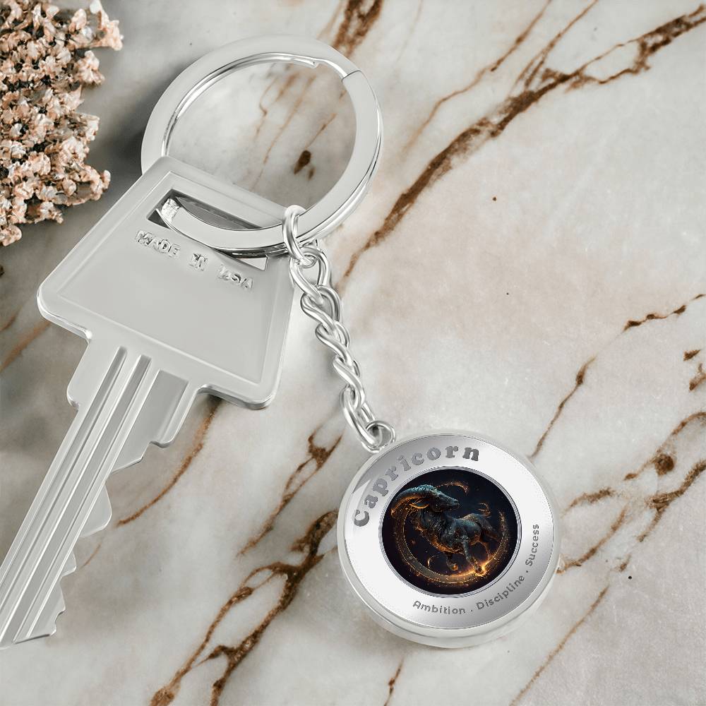 Capricorn - Affirmation Keychain - More Than CharmsMore Than Charms