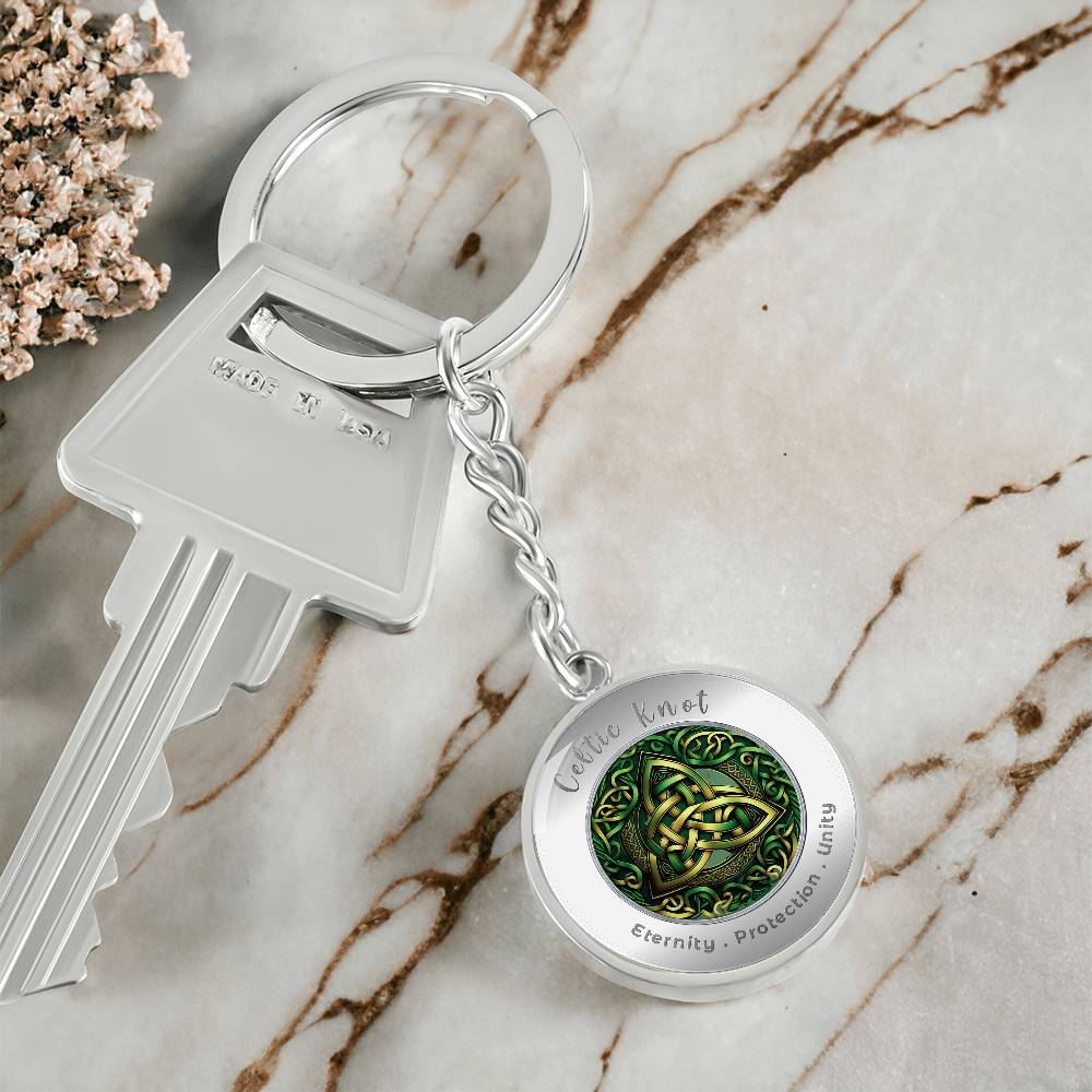 Celtic Knot - Affirmation Keychain - More Than CharmsMore Than Charms