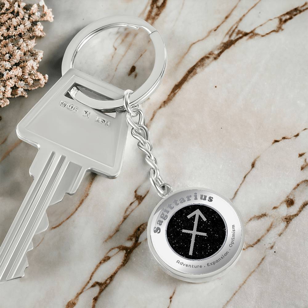 Sagittarius - Affirmation Keychain - More Than CharmsMore Than Charms