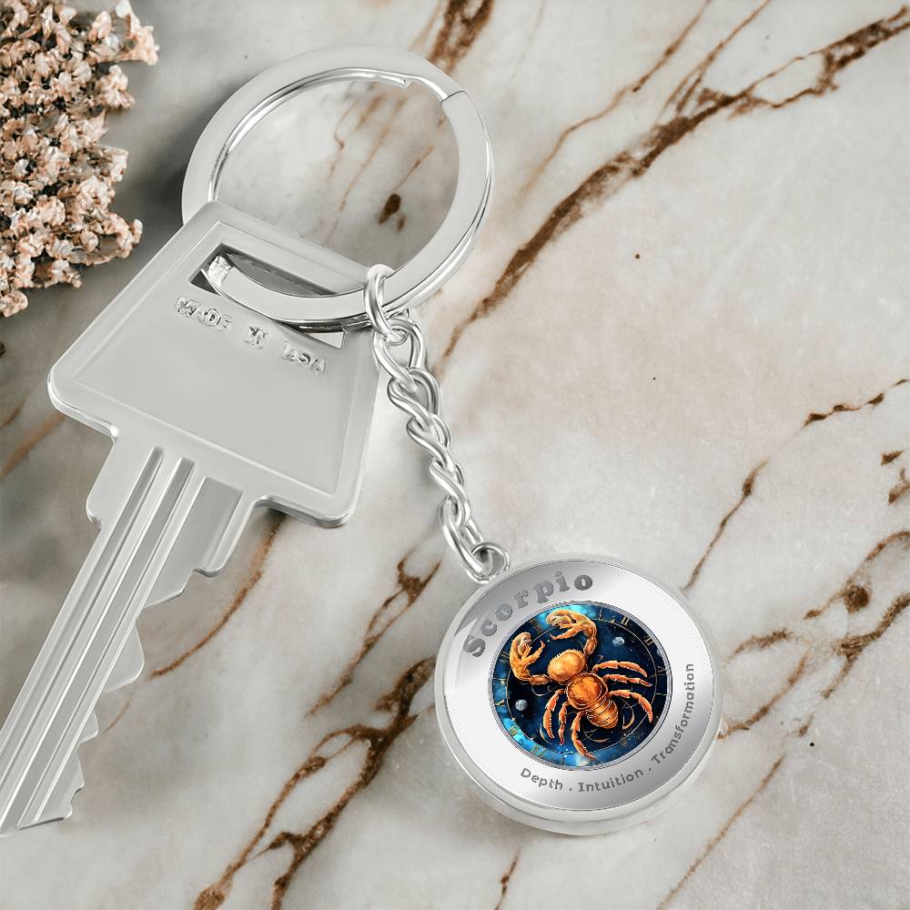 Scorpio - Affirmation Keychain - More Than CharmsMore Than Charms