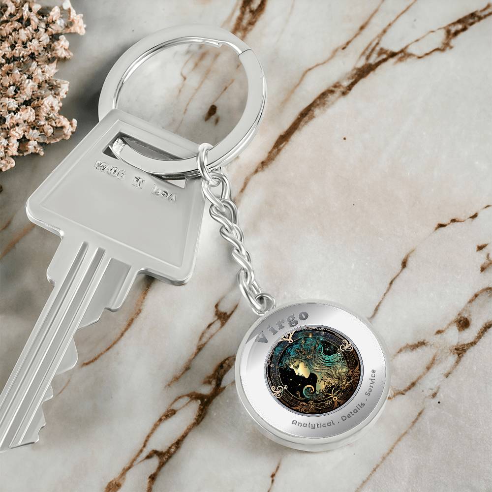 Virgo - Affirmation Keychain - More Than CharmsMore Than Charms