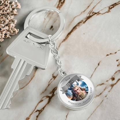 Thor - Affirmation Keychain For ProtectionStrength Valor- More Than CharmsMore Than Charms